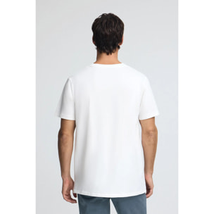 Camiseta Amore blanca con parche personalizado Polo Club