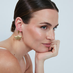 Pendientes Bese acabado oro amarillo 18k