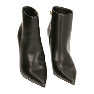 Ankle boots neri, tacco 10,5 cm