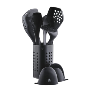 Set d'ustensiles de cuisine en thermoplastique JESPER - 9 pièces