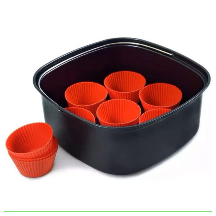 Plaque PHILIPS HD9956/00 Cuve 7.2L et moules à muffin pour Airfryers XXL+