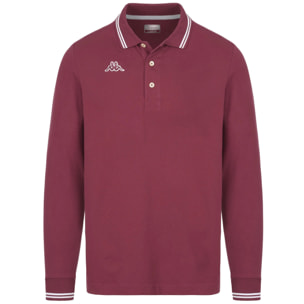 Polo Shirts Kappa Uomo LOGO MALTAX 5 MLS Rosso