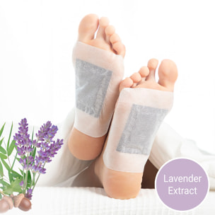 Cerotti Disintossicanti per i Piedi Lavender InnovaGoods 10 Unità