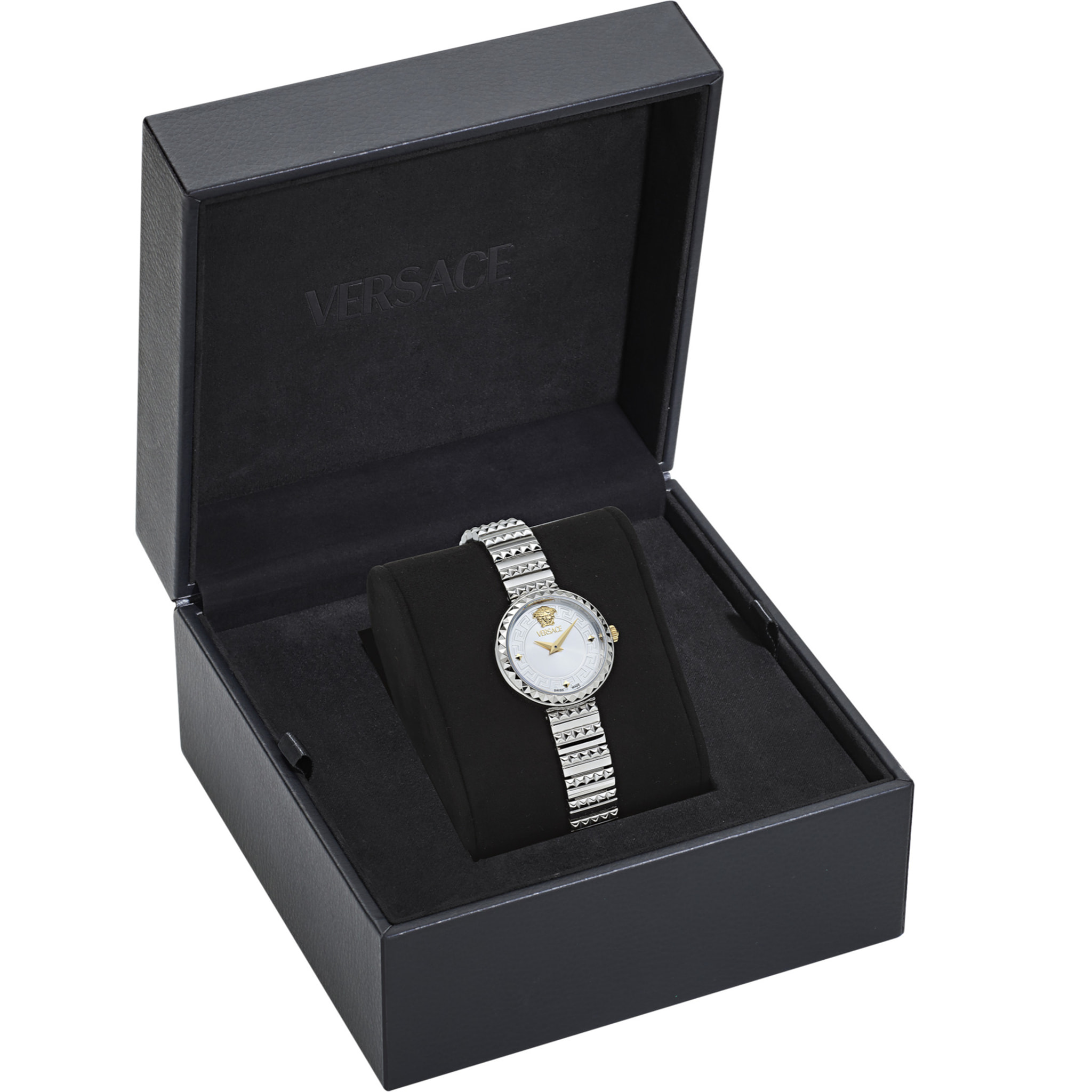 Versace Quarz Analog Uhr Greca Goddess Petite Spec