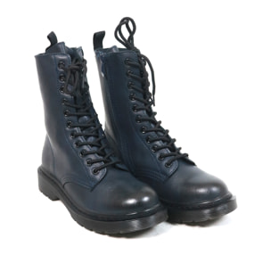 ANFIBIO ALTO CON ZIP BLU