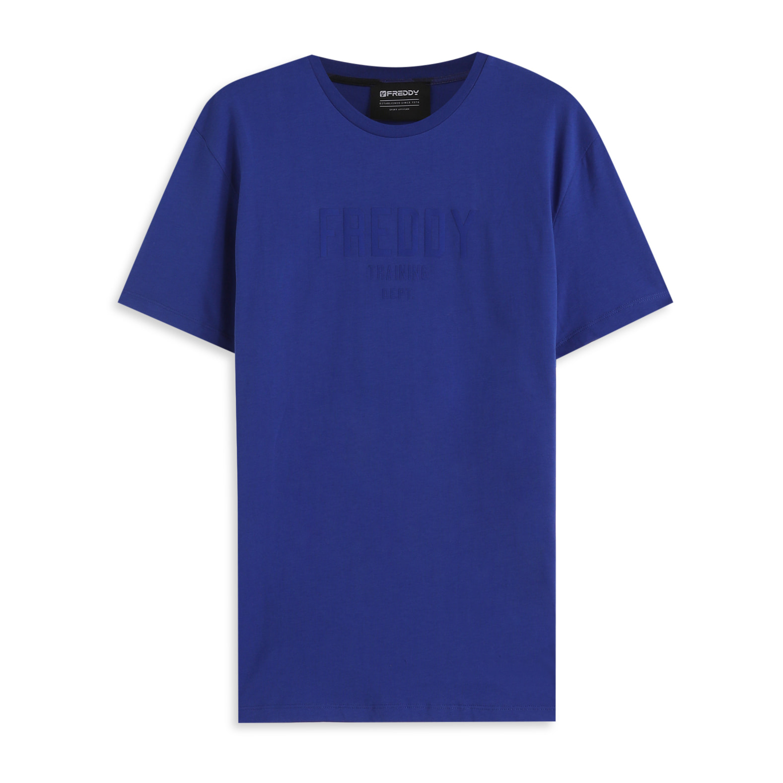 T-shirt in Cotone con Stampa frontale in tono colore