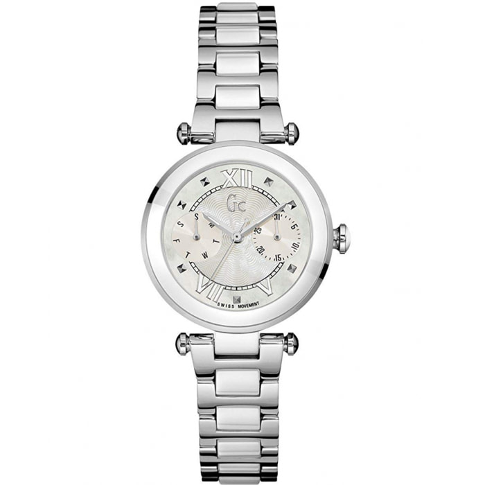 Reloj Gc Y06003L1 Mujer Analogico Cuarzo con Correa de Acero