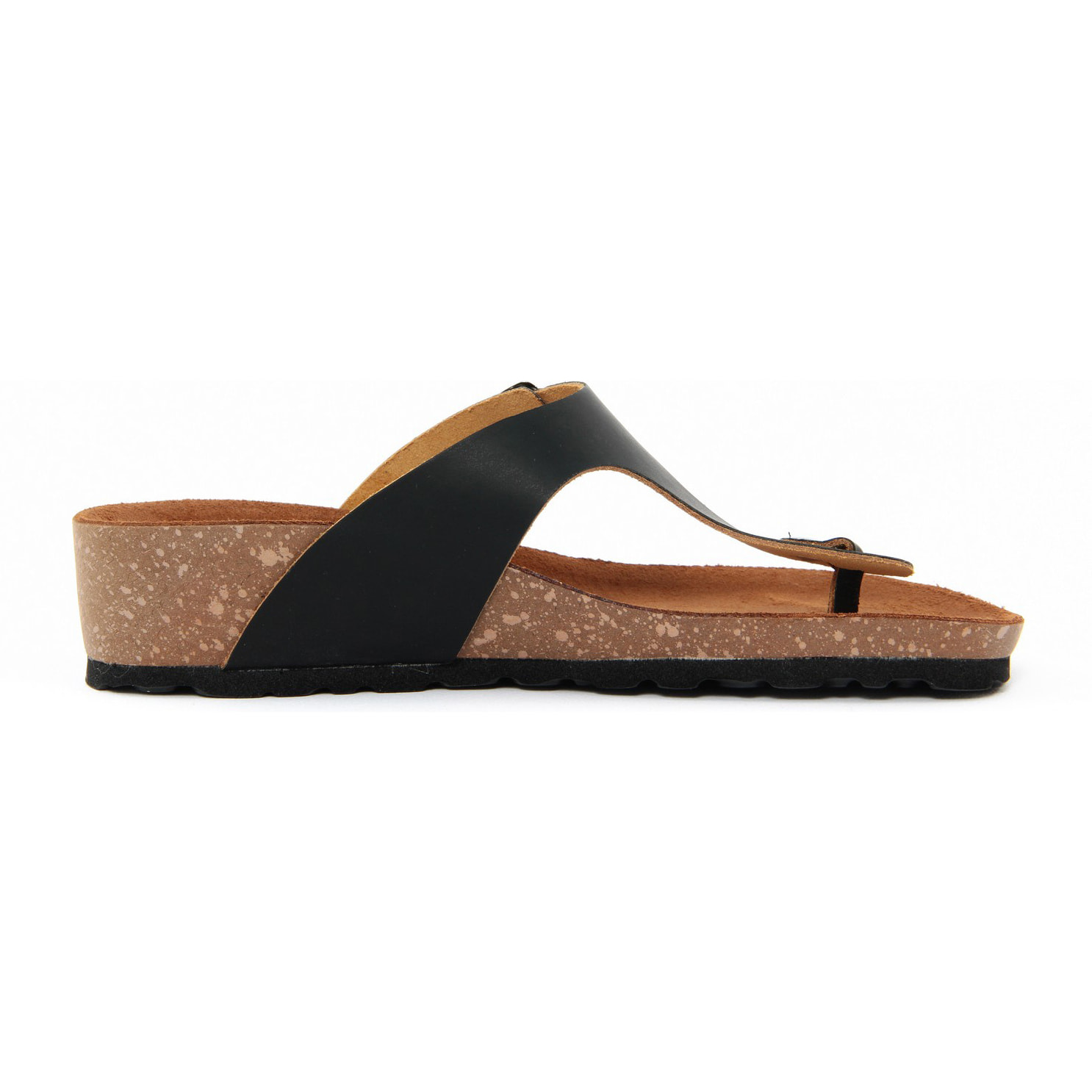 Sandalo flat Donna colore Nero
