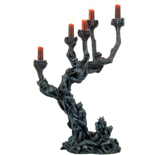 HELLS DEMONS CANDLE HOLDER 45CM PORTACANDELA NEMESIS NOW