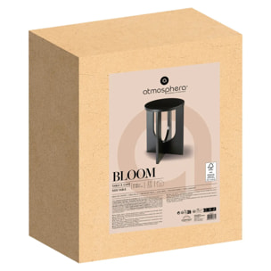 Table d’appoint "Bloom" noir 50,540x40cm