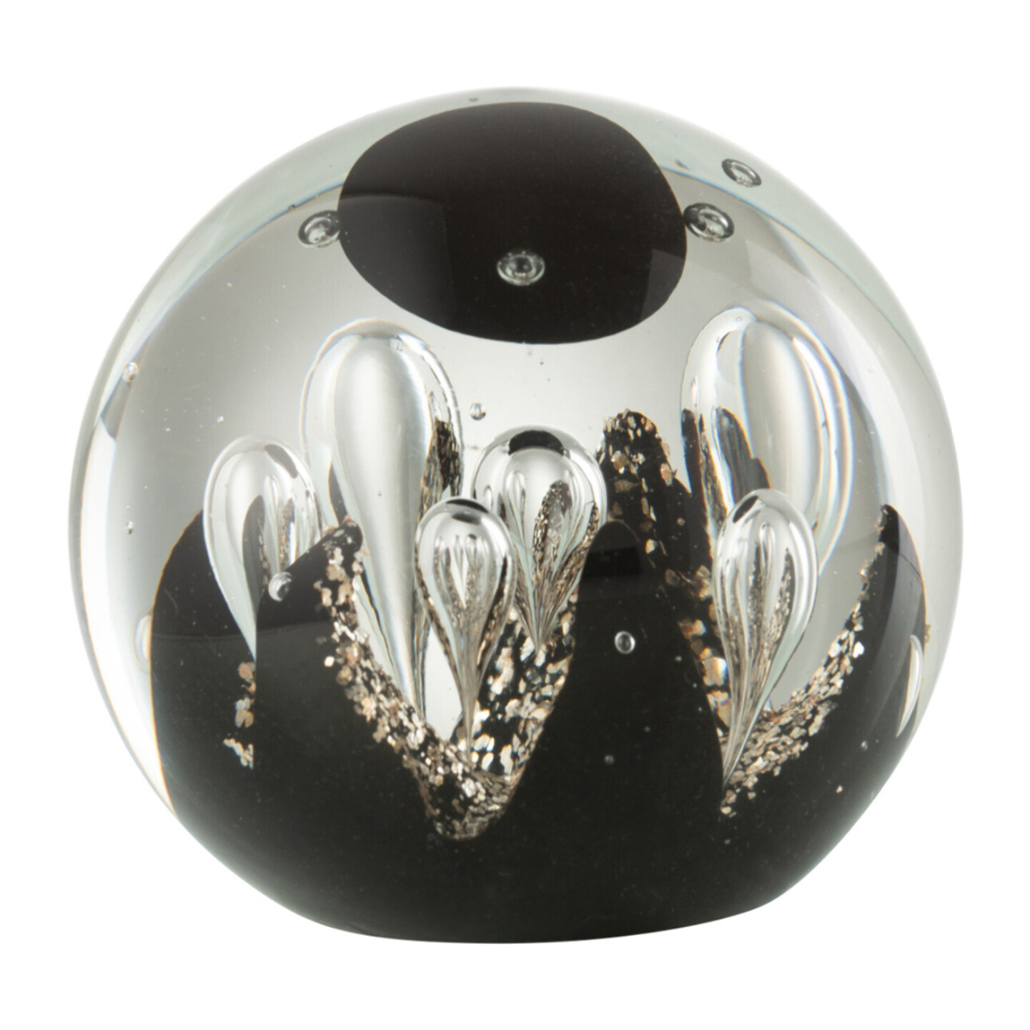 J-Line presse-papier Magic - verre - or/noir - medium