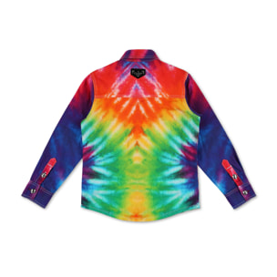 PHILIPP PLEIN Camisa vaquera Ls TIE DYE