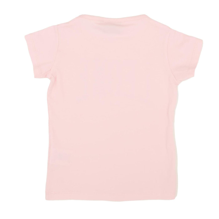 Camiseta básica niña logo grande