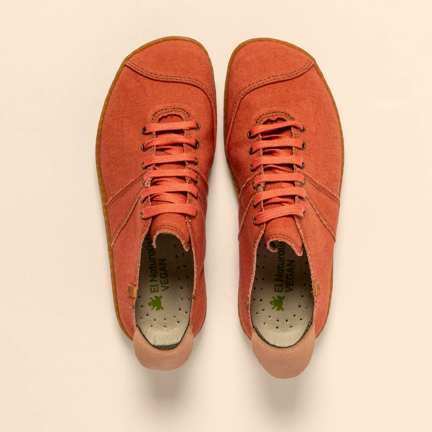 Zapatos N5288T RECYCLED COTTON BURNT/ EL VIAJERO color Burnt