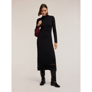 Motivi - Vestito in maglia con cut-out - Nero