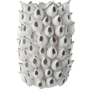 J-Line vase Anemone Haut - céramique - bleu - large - 43 cm de hauteur