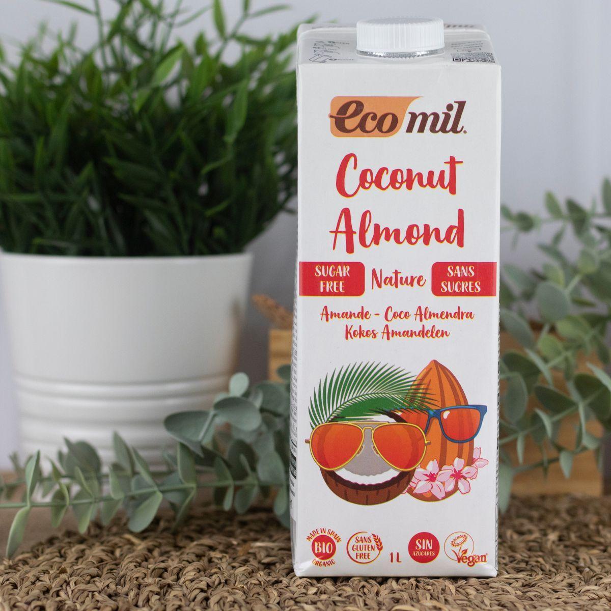 Bebida Coco y Almendra Eco Nature sin azúcar Ecomil 1L