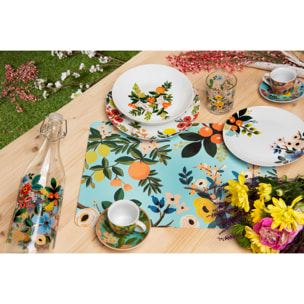 Set 6 Sets de Table Excelsa – Fiori Frida, Plastique Multicolore