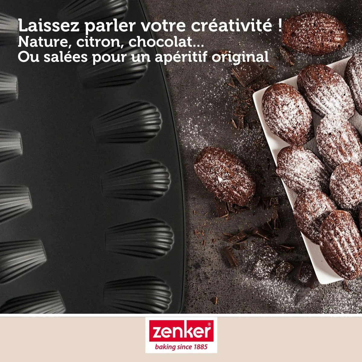 Moule 12 madeleines 26 x 39 cm Zenker Spécial Countries