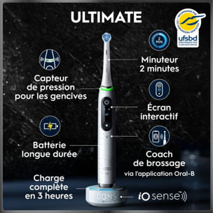 Brosse à dents électrique ORAL-B iO10 Series Stardust White