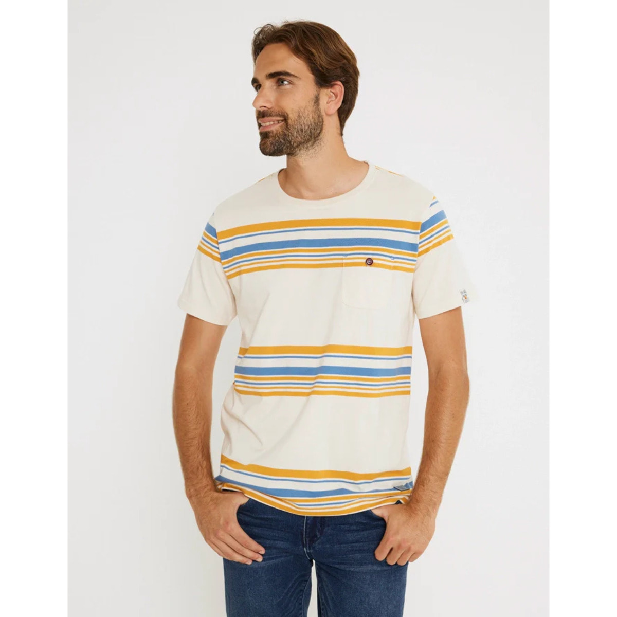 Camiseta Manga Corta Off White - Keniyi