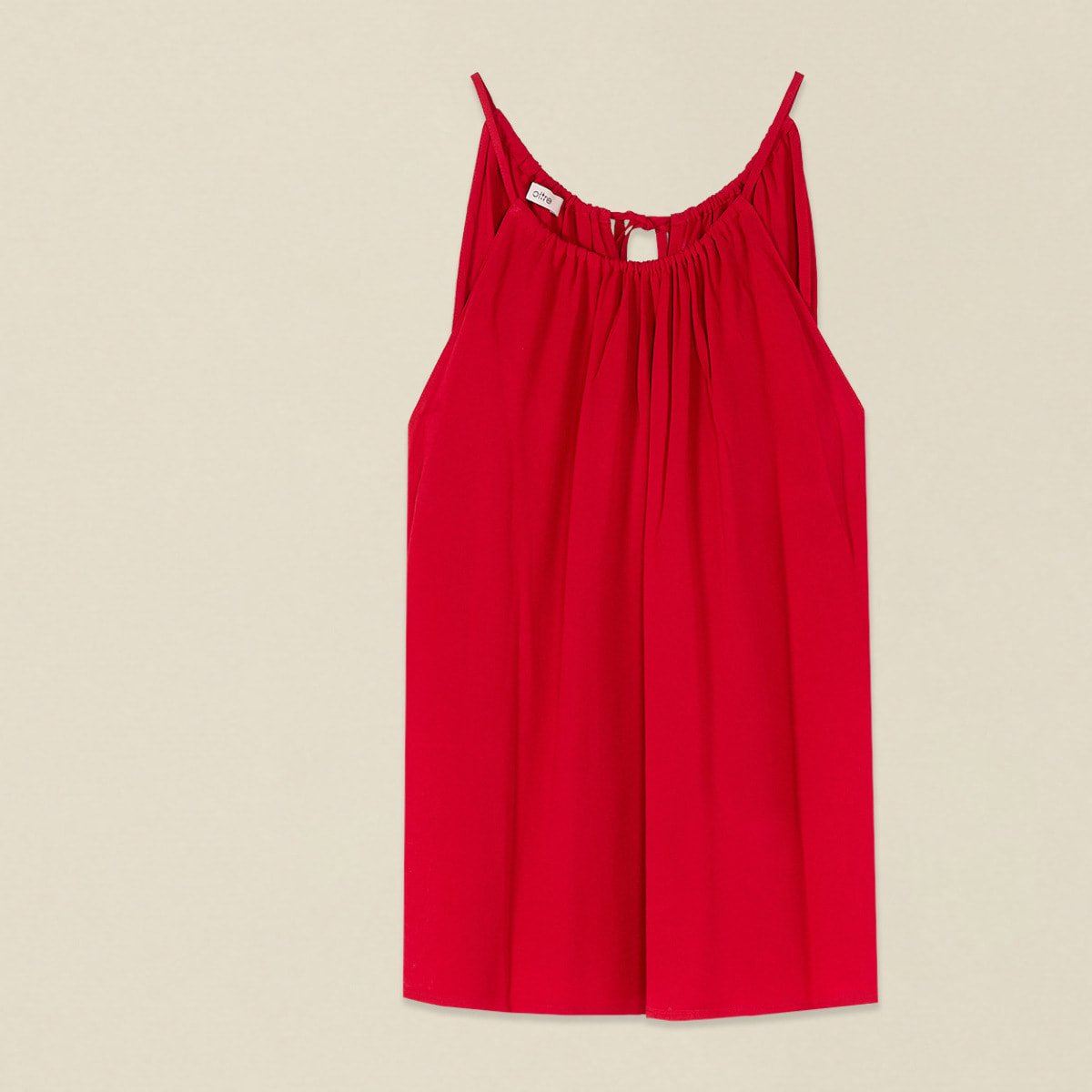 Oltre - Top de viscosa - Rojo