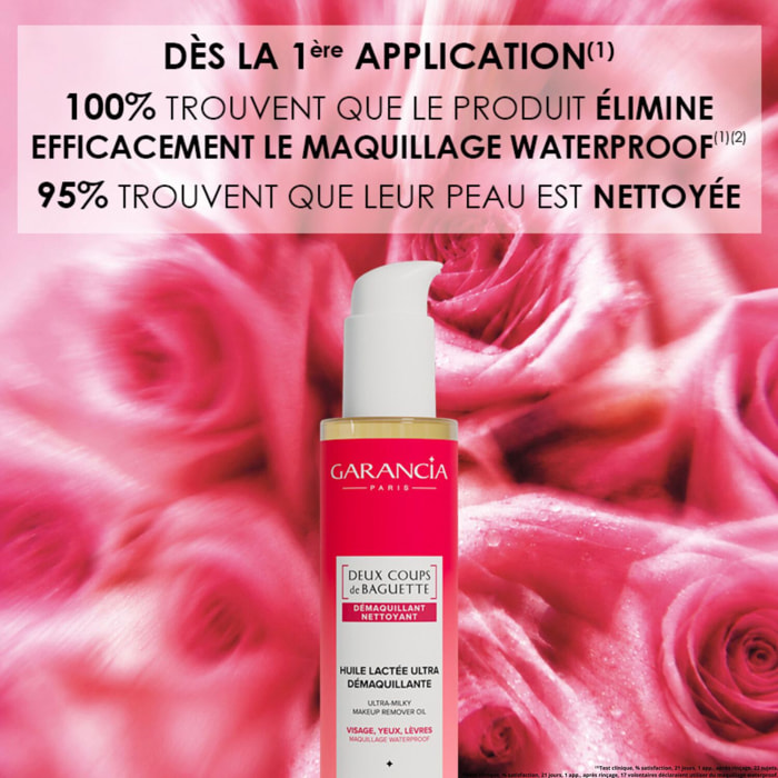 Deux Coups de Baguette - Huile Lactée Ultra Démaquillante 150ml
