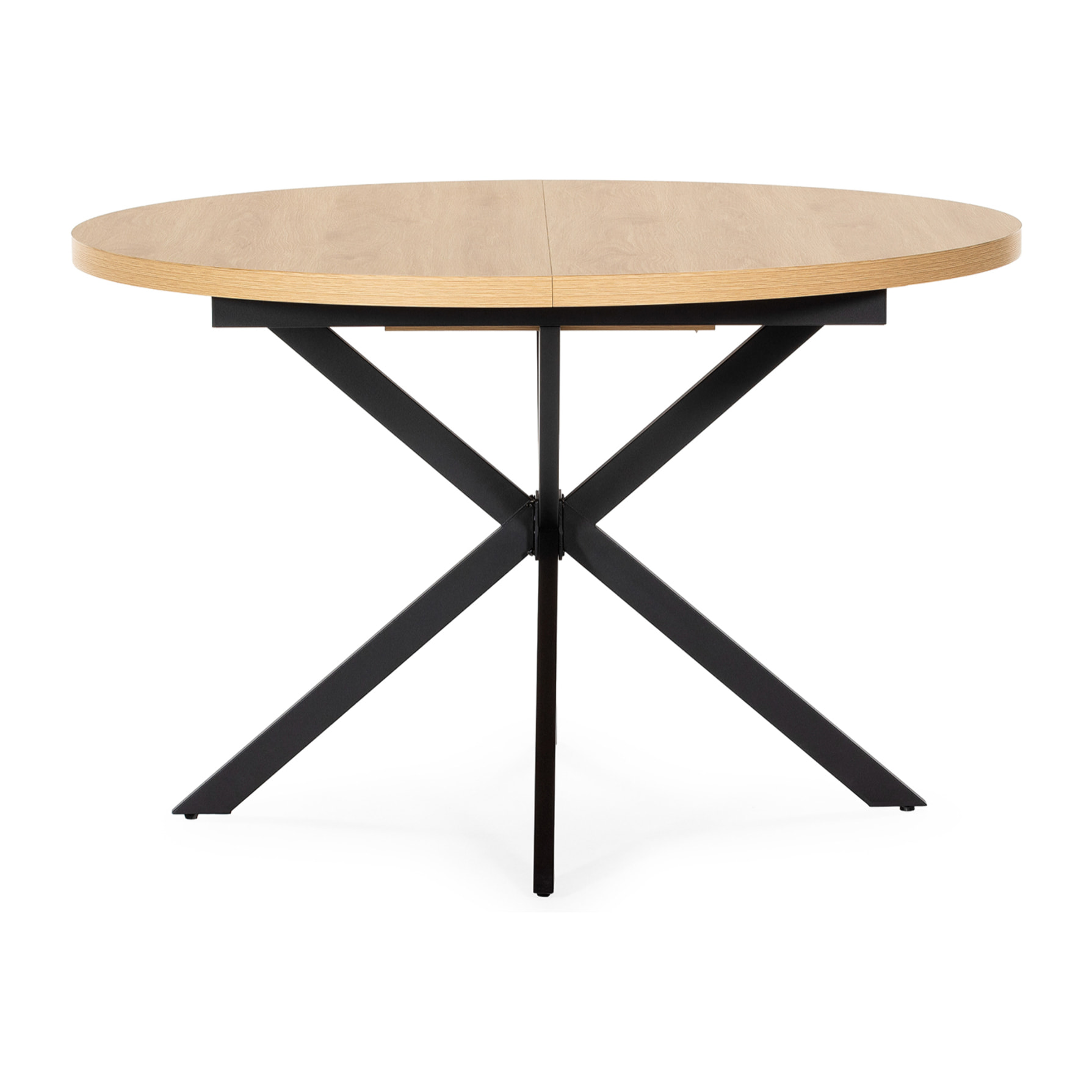 Mesa redonda extensible Murano efecto Roble, 120-160 cm
