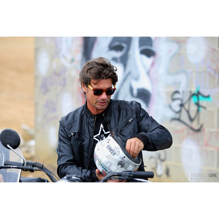 GAFAS DE SOL OCEAN BEACH WOOD de color Marron