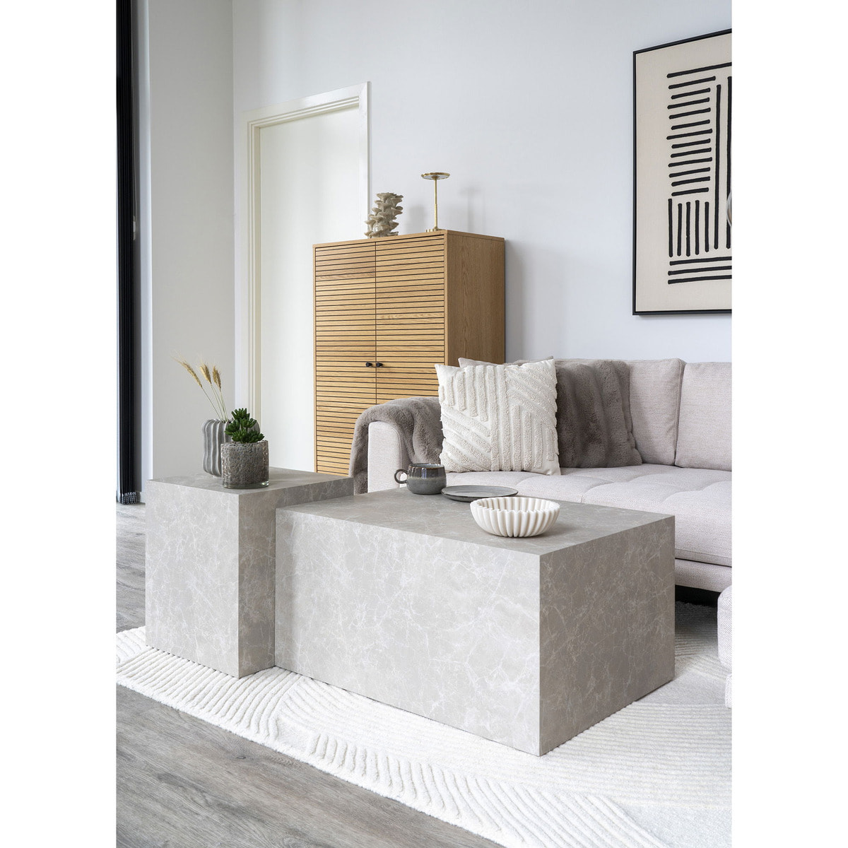 Cuscino Albany bianco 45x45 cm