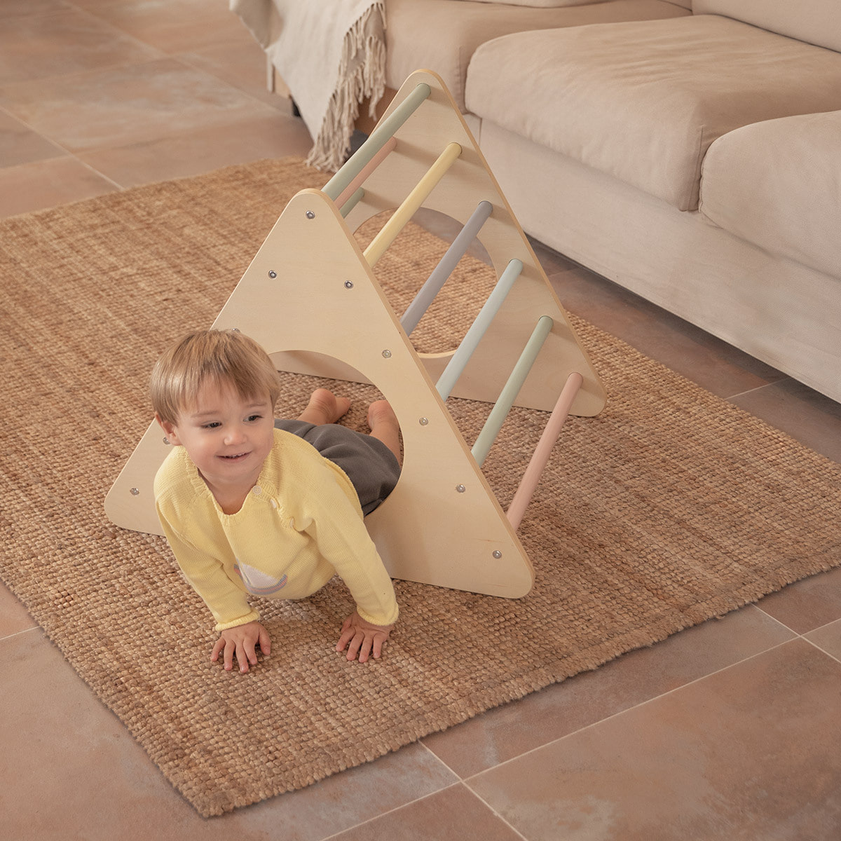Triangulo de escalada de madera TRIANGLE PIKLER para niños
