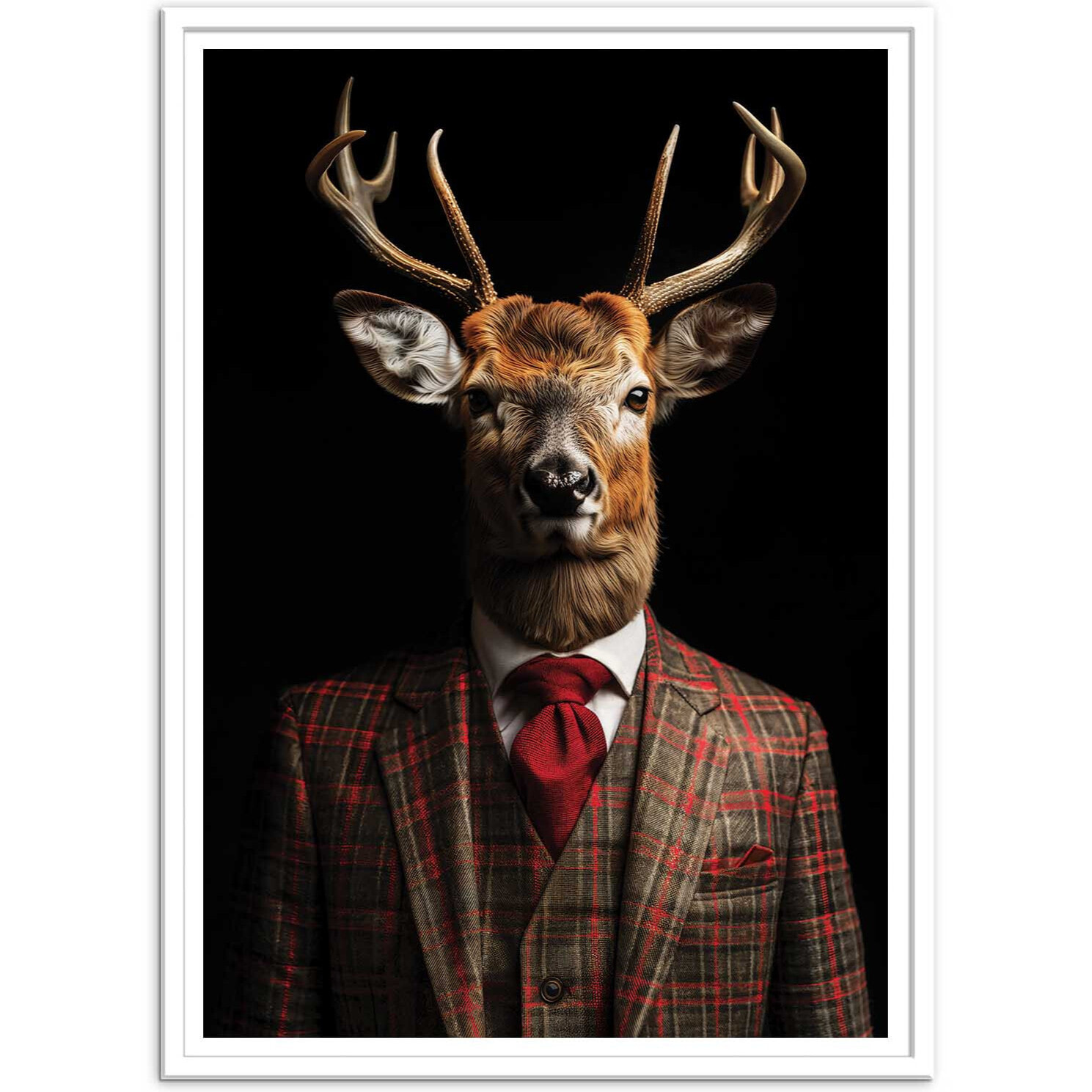 Affiche - Red Deer Wild Suits - Philippe Hugonnard