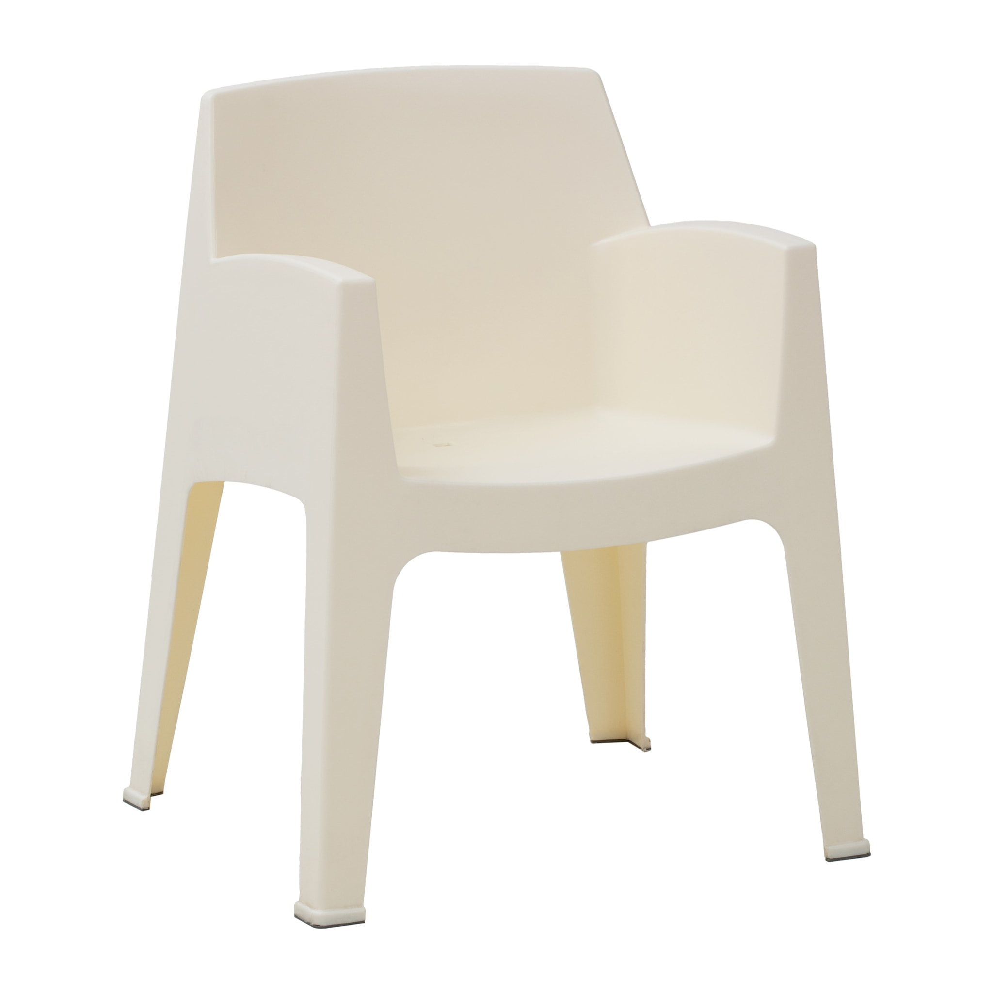 Poltrona in polipropilene colore beige