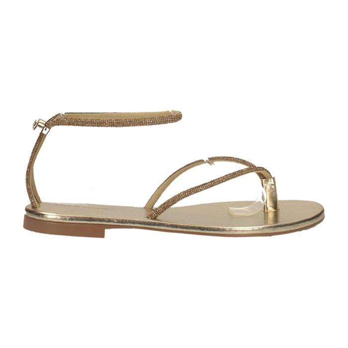 Sandali Donna Tata Italia Dorato
