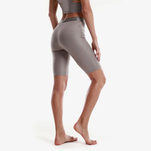 Kappa - Pantaloncini Donna Grigio - AUTHENTIC BUNNY