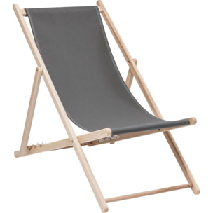 Transats Easy Summer gris set de 2 Kare Design