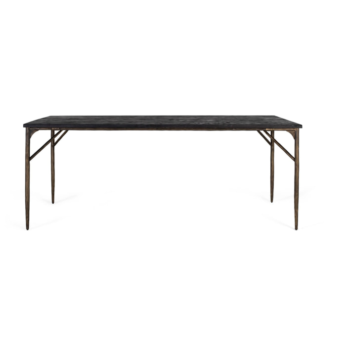 Mesas de Comedor de Madera 200 Cm Estilo Contemporáneo Artesanal