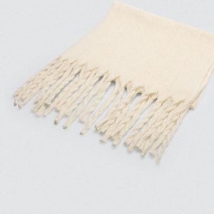 Sciarpa beige semplice