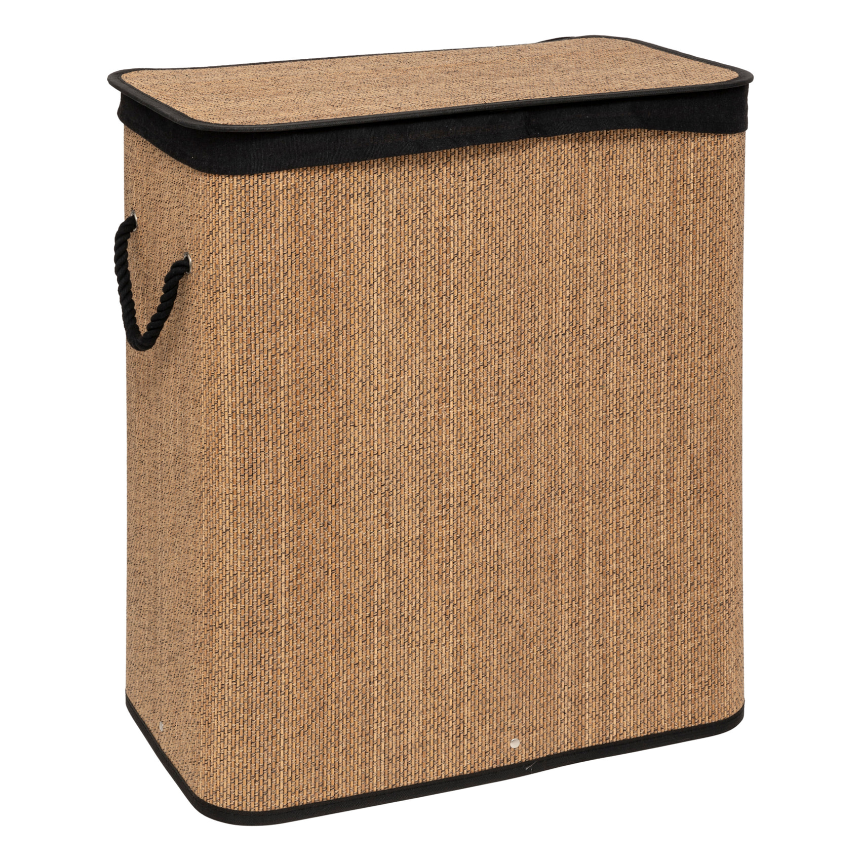 Panier à linge bambou 100 L - Beige