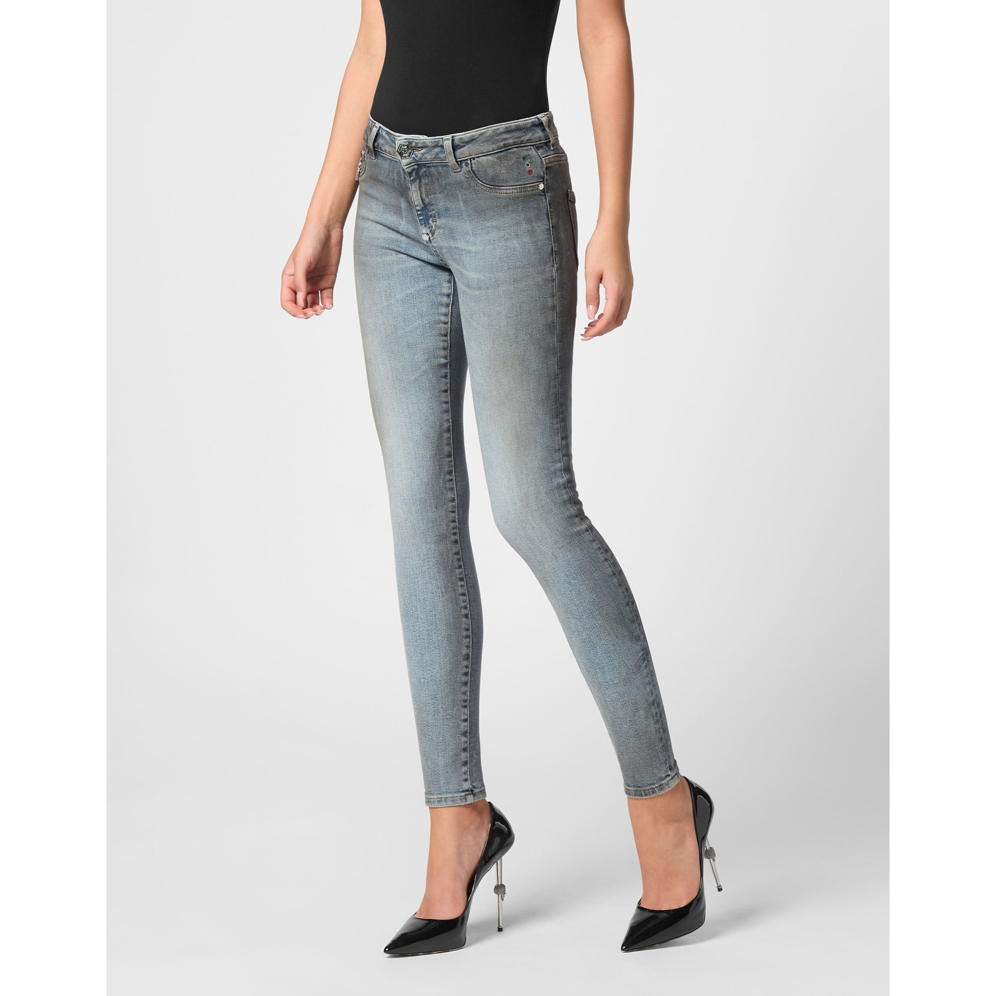PHILIPP PLEIN Jeggings HEART