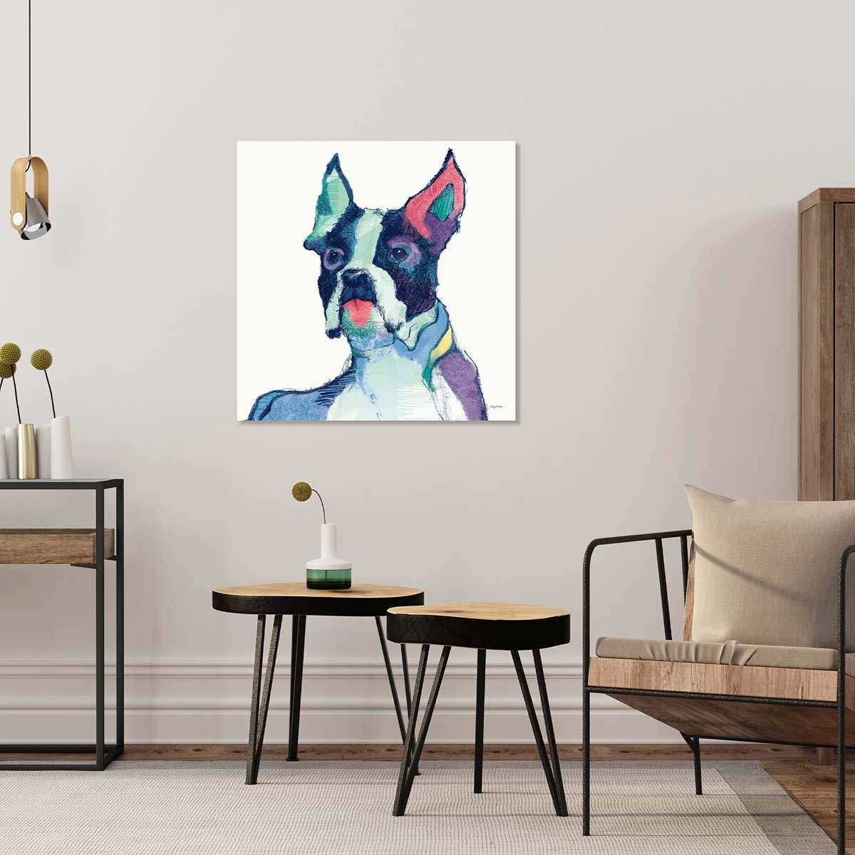 Tableau animaux Bouledogue Ulysse Tableau plexiglas