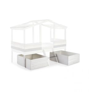 Pack 2 cajones Iliada Blanco - Vintage White