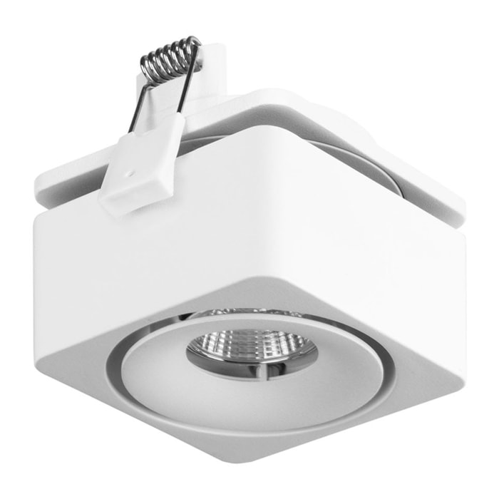 FORLIGHT Plafon IP20 Fox Recessed LED 7.1W 3000K Blanco 656Lm