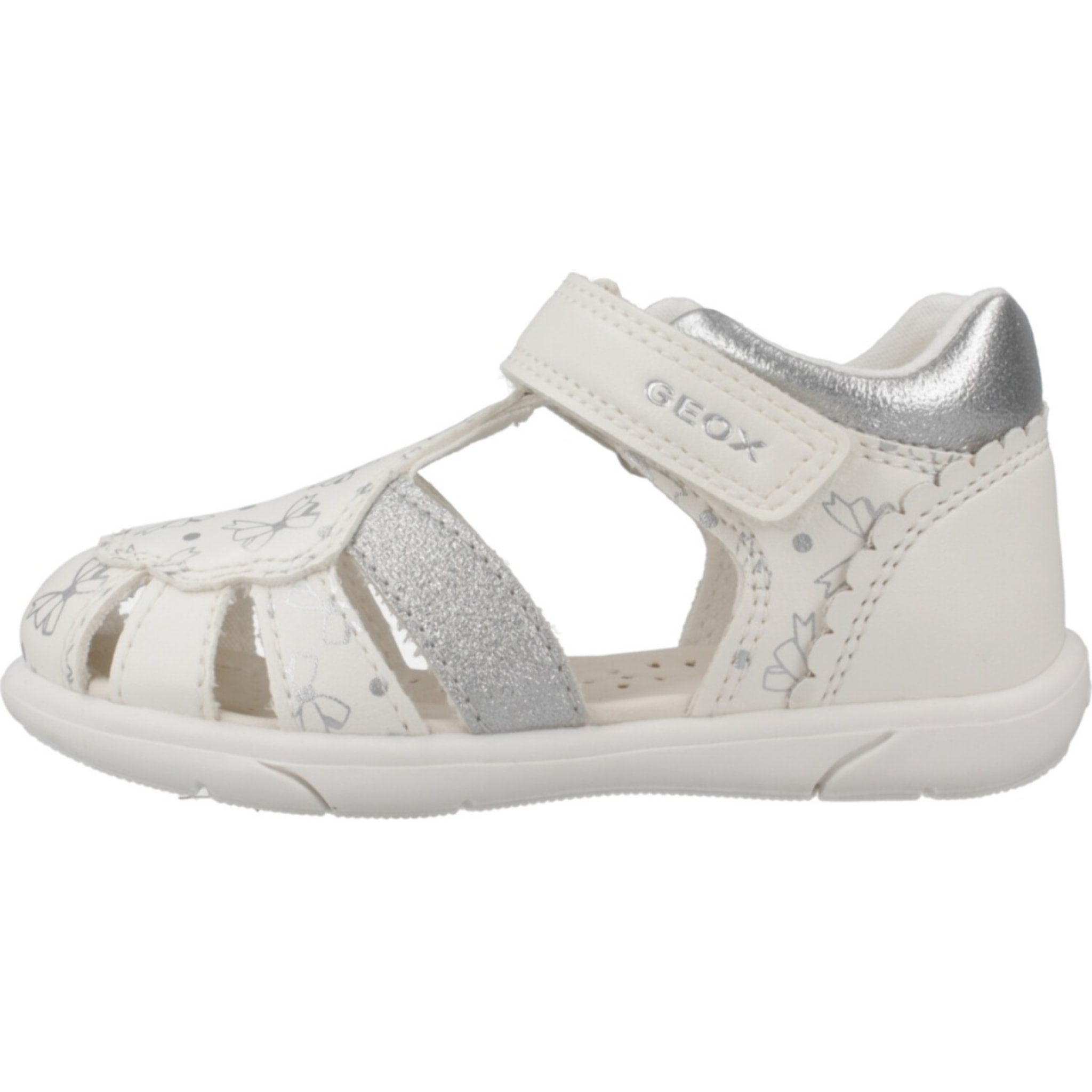 Sandalias Niña de la marca GEOX  modelo B SANDAL ZAPITO GIRL White