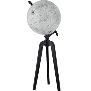 J-Line globe Sur Pied - bois - gris/noir - extra large