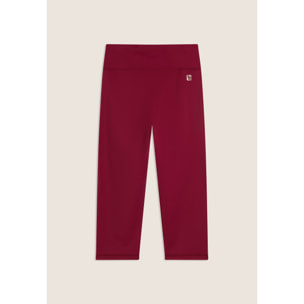 Leggings corsaro vita alta in tessuto tecnico quick dry