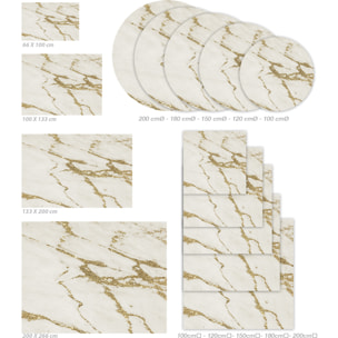 Alfombras vinílicas de Ceramiko - Gold marble 2