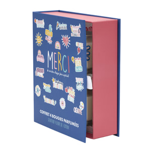 Bougie Parfumee X4 Coffret Merci
