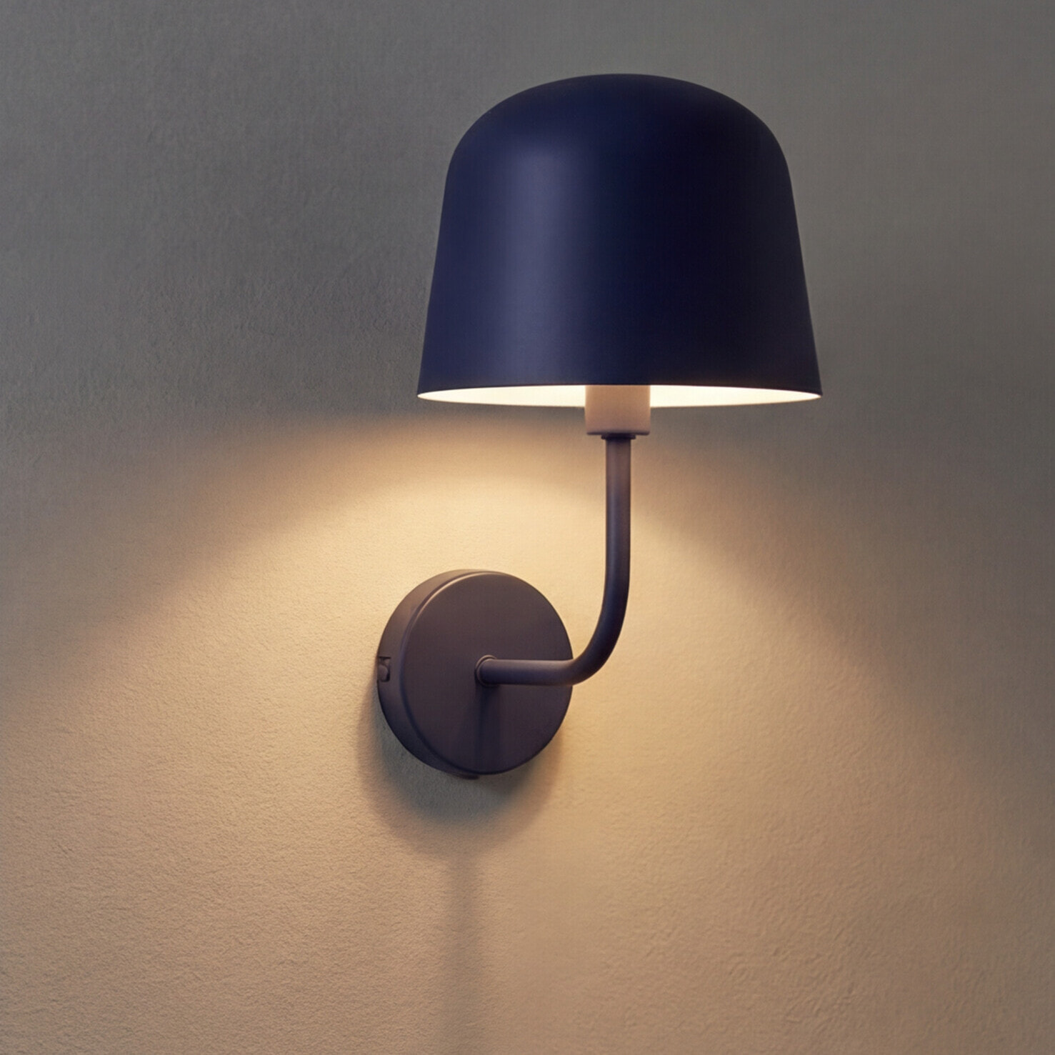 Forlight Fres aplique interior en azul para bombilla E14