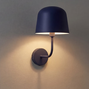 Forlight Fres aplique interior en azul para bombilla E14